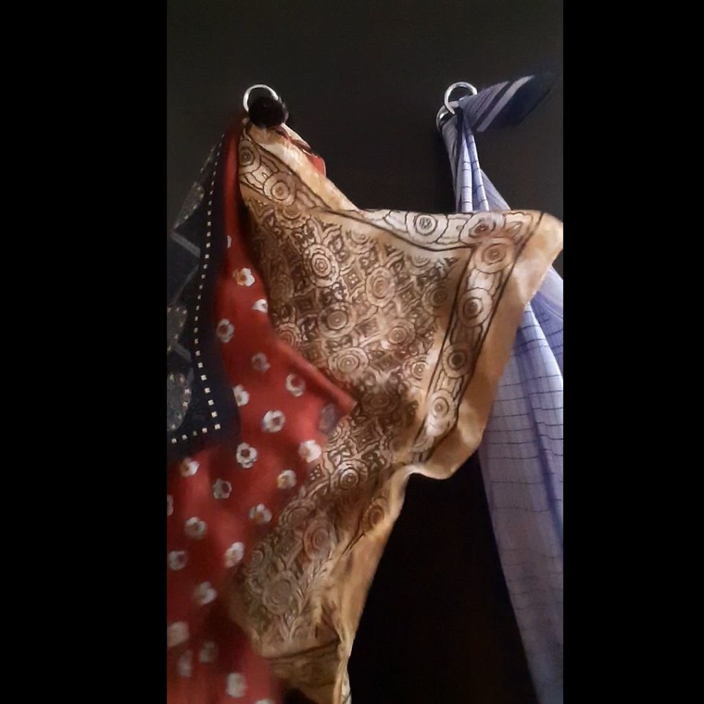 Scarves won't fly away